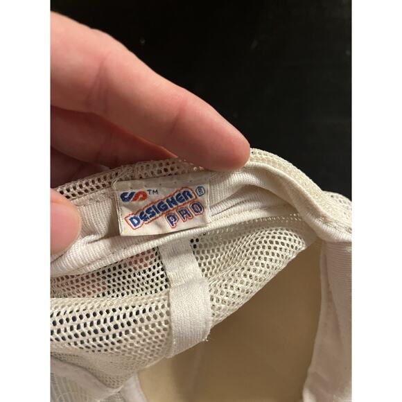 Vintage V.I.P. Very Irish Person Trucker Hat White Green Mesh SnapBack - Picture 3 of 5